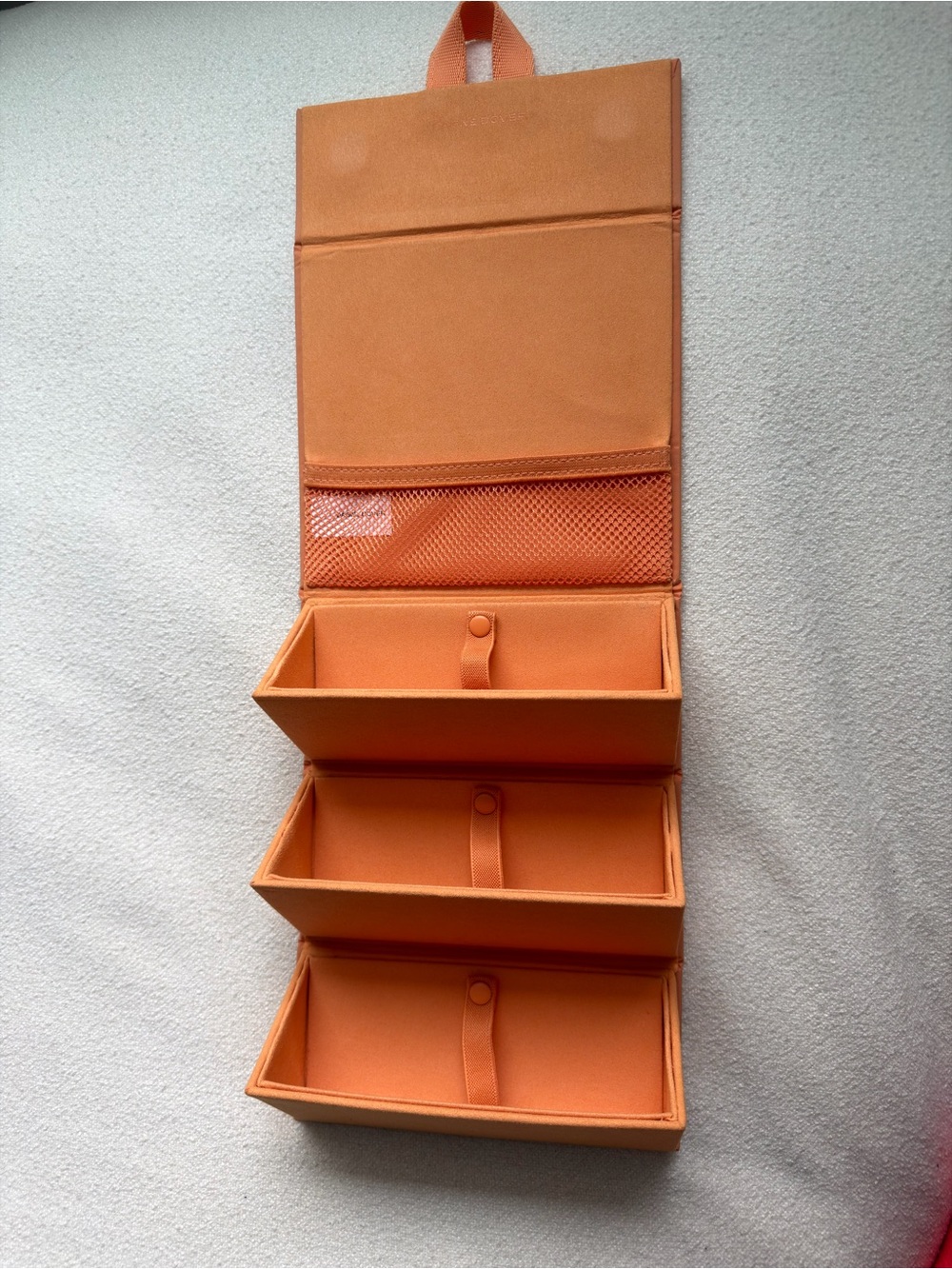 Dagne Dover Orange Foldable Sunglass Case - Picture 3 of 10